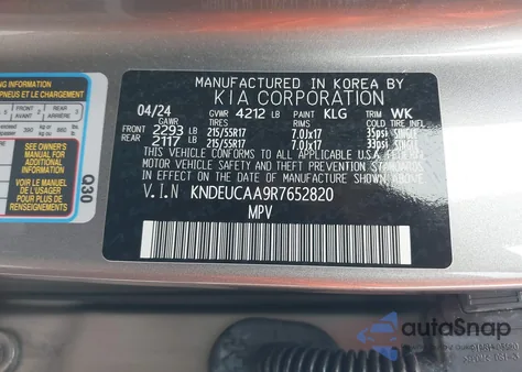 2024 Kia Seltos S z USA, uszkodzony, nr VIN KNDEUCAA9R7652820